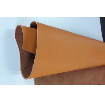

100% real split yellow leather/ Napa grain cow leather fabric / soft touch low loss/ many colors/ genuine cow leather/ 1.4mm