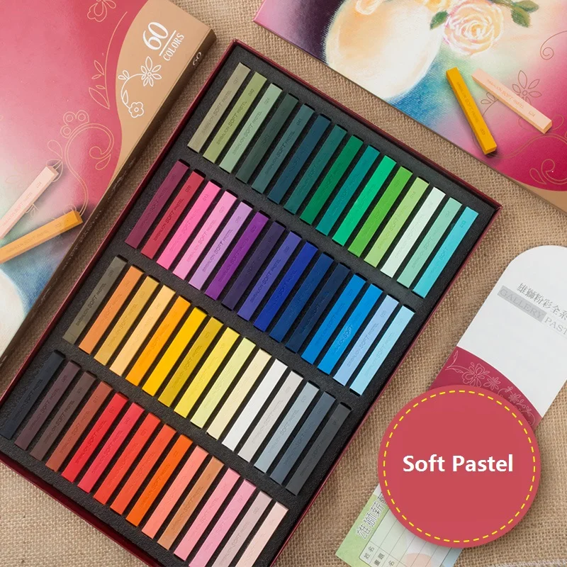 Simbalion long soft pastel HSP 12/24/36/48/60 colors set Masters Pastel