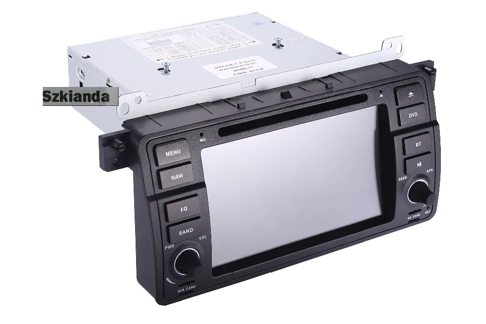 Best Factory Price 1 Din Car DVD Player for BMW E46 M3 With GPS Bluetooth Radio RDS USB Steering wheel Canbus Free Map+Camera MIC 24