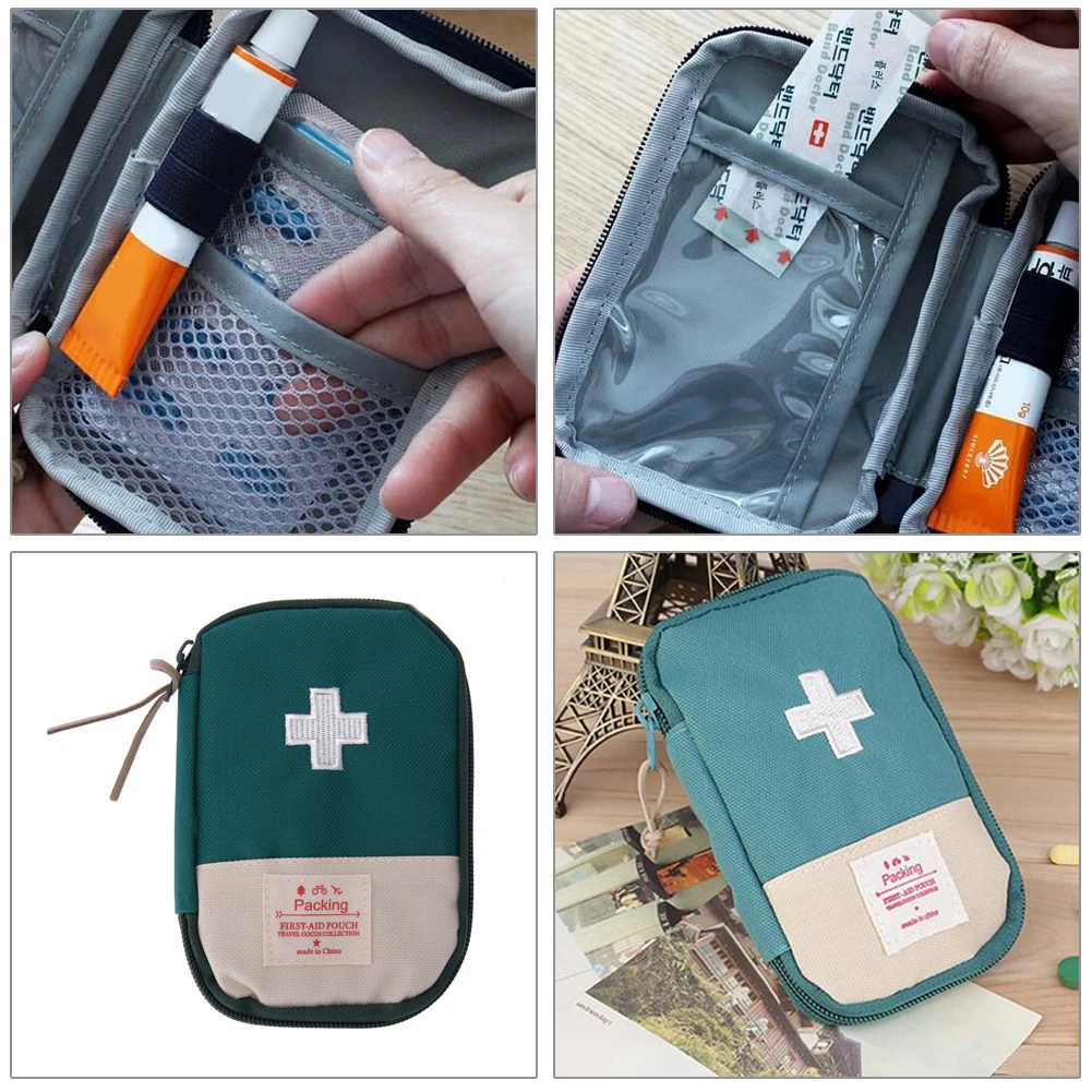 Мини Портативный аптечка сумка чехол для спорта на открытом воздухе туристическое снаряжение для экстренного выживания Путешествия Аксессуары для скалолазания