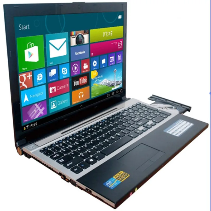 8G ram 120G SSD 1000G HDD 15,6 дюймов 1920*1080P Intel Core i7-5500U cpu игровой ноутбук Win 7/10 ноутбук с DVD-RW для офиса и дома