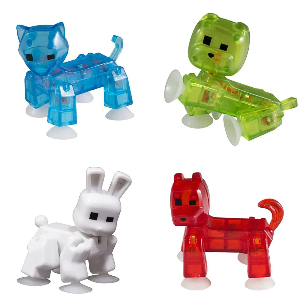 

1 pcs random color BJD Model for Stikbot Animal Sucker StikBot with Movable StikBot Animation Studio Robot Toys