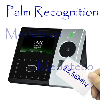 

Hybird Biometric Palm Time Attendance Employee Electronic Attendance Face & Fingerprint Time Recorder 13.56Mhz Card attendance