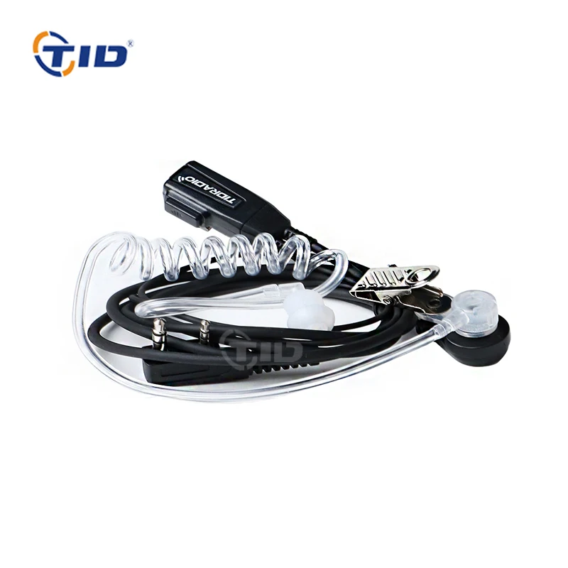 TID 2 Pin Акустическая трубка PTT Mic Динамик гарнитура для рации Kenwood TYT Baofeng Bf 888s UV5R UV 82