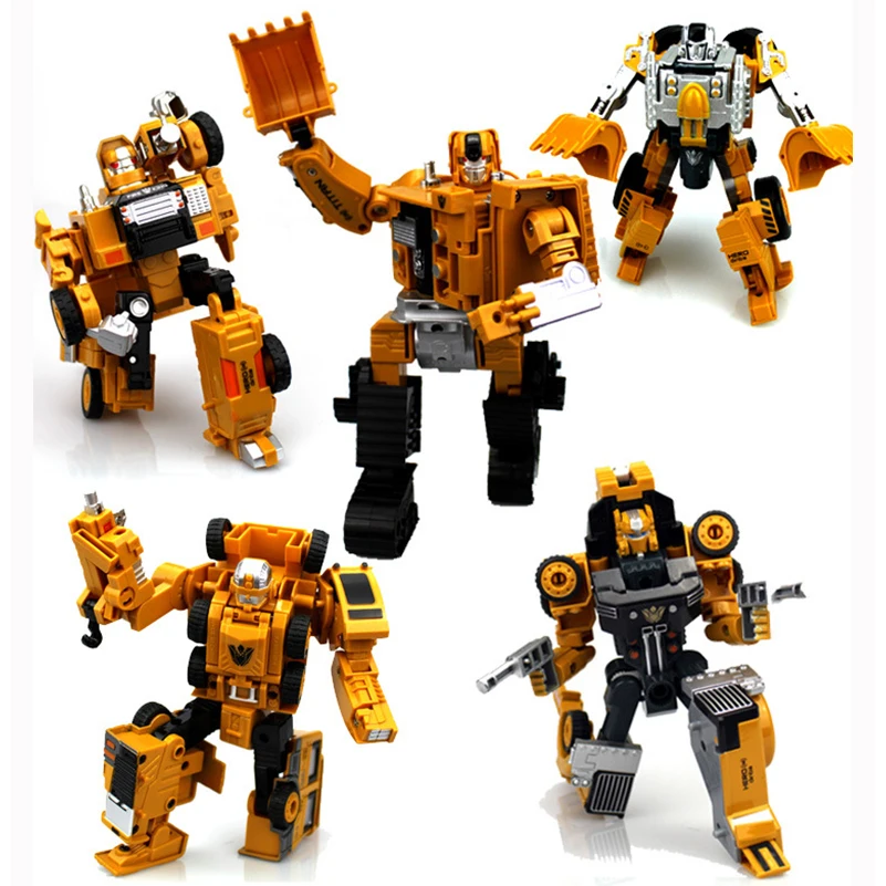 

Alloy DIY Transformation Robot Car Model Toys Anime Action Figure Truck Assembly Deformation Car Toy For Boys