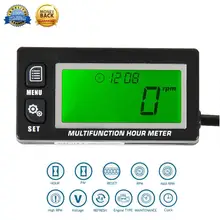 Восстановленный индуктивный тахометр, счетчик часов для мотоцикла, снегохода, ATV, UTV, Jet Ski, Dirt Bike& Go Kart