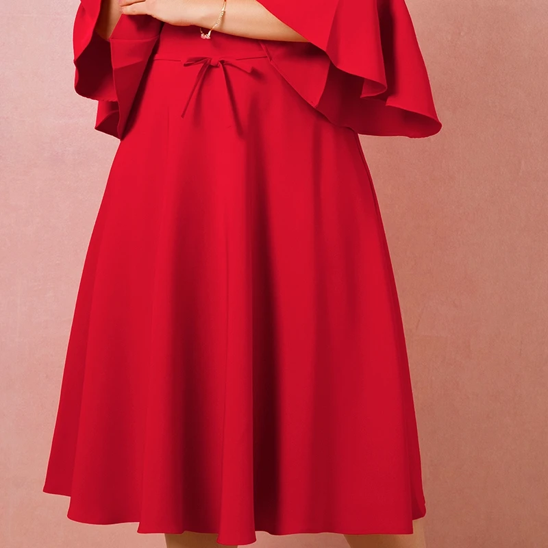 JANCEMBER Plus Size Evening Dresses Horn Short Sleeve A-Line Boat Neck Bow Belt Zipper Back Simple evening dresses long 2019 JANCEMBER Plus Size Evening Dresses Horn Short Sleeve A-Line Boat Neck Bow Belt Zipper Back Simple evening dresses long 2019