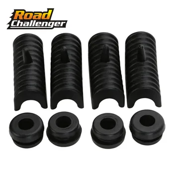

Motorcycle Saddlebag Rubber Grommet Support Cushion Black For Harley Road King Electra Glide
