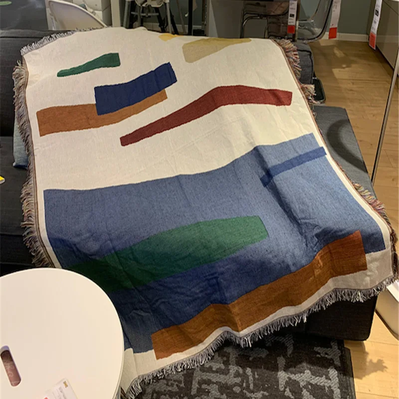 

Nordic Abstract Note Throw Blanket Backrest Towel Tapestry Sofa Covers Cobertor Dust Cover Air Conditioning Leisure Bed Blankets
