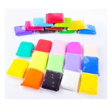 Fimo цветная глина полимерный Пластилин моделирование глина воздушный сухой мягкий пластилин свет DIY творческие игрушки глиняные для детей подарки(24 шт