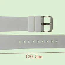 24 м белый резинка часы