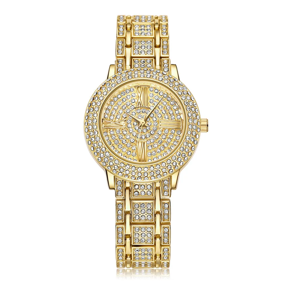 

3 colors Leisure Women Watch Rhinestone Bling Crystal Analog Quartz Wrist watches Quartz-watch Relogio feminino women watches