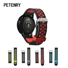 Colorful Soft Silicone Watch Band Strap for Xiaomi Huami Amazfit Pace Breathable Bracelet Replacement Wristbands 22mm Band Strap