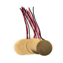 6 шт. 20 мм пьезо-дисковые элементы с поводками гитарные усилители контактные звукосниматели инструмент для ремонта гитары