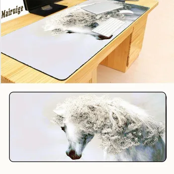 

Mairuige Cool Horse Art Mouse Pad Pad To Mouse Notbook Computer Mousepad Big Gaming Pad Overlock Edge Mouse Pad Free Shipping