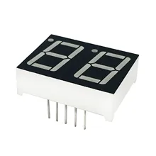 10 шт. 7 сегмент общий анод 2 битовая цифровая трубка 0,5" 0.56in. Красный светодиодный дисплей 7 segmentos светодиодный цифровой трубки