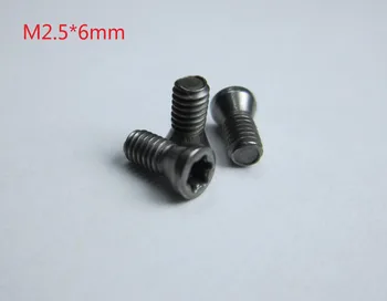 

100pcs M2.5*6mm Insert Torx Screw for Replaces Carbide Inserts CNC machine Lathe Tool M2.5 x 6mm accessories blade cutter