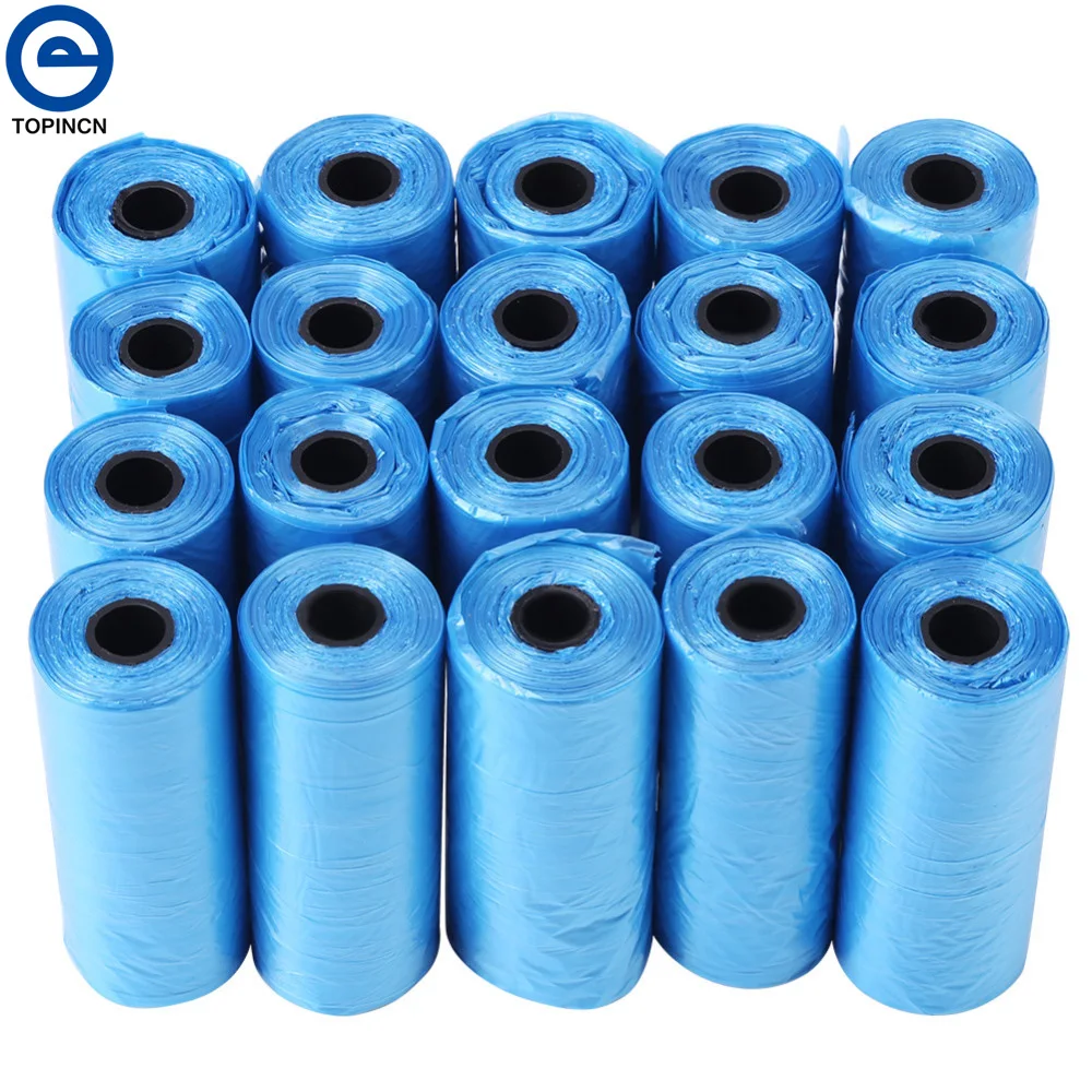

20 Rolls Degradable Pet Dog Waste Poop Bag For Pets Cat Waste Pick Up Clean Poop Bag Cleaning Products