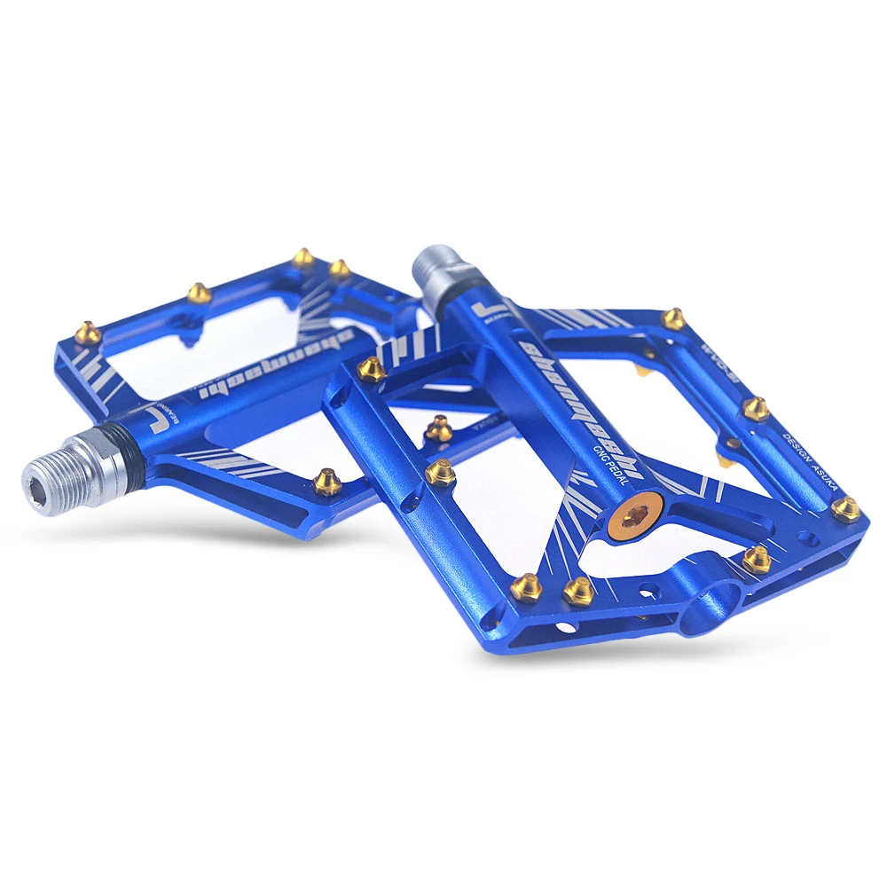 Online Shanmashi S1 Pedal de bicicleta antideslizante aleación de aluminio CNC MTB bicicleta de montaña Pedal sellado rodamiento pedales accesorios de ciclismo