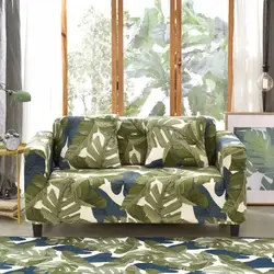 Монстера упругой все включено чехлов угловой диван охватывает секционная Обложка спандекс стрейч защитный чехол для дивана