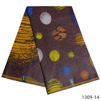 

100% cotton wax print fabric real wax cotton fabric african fabric african wax fabric 2019 latest hot sales 6yards/lot 1309-14