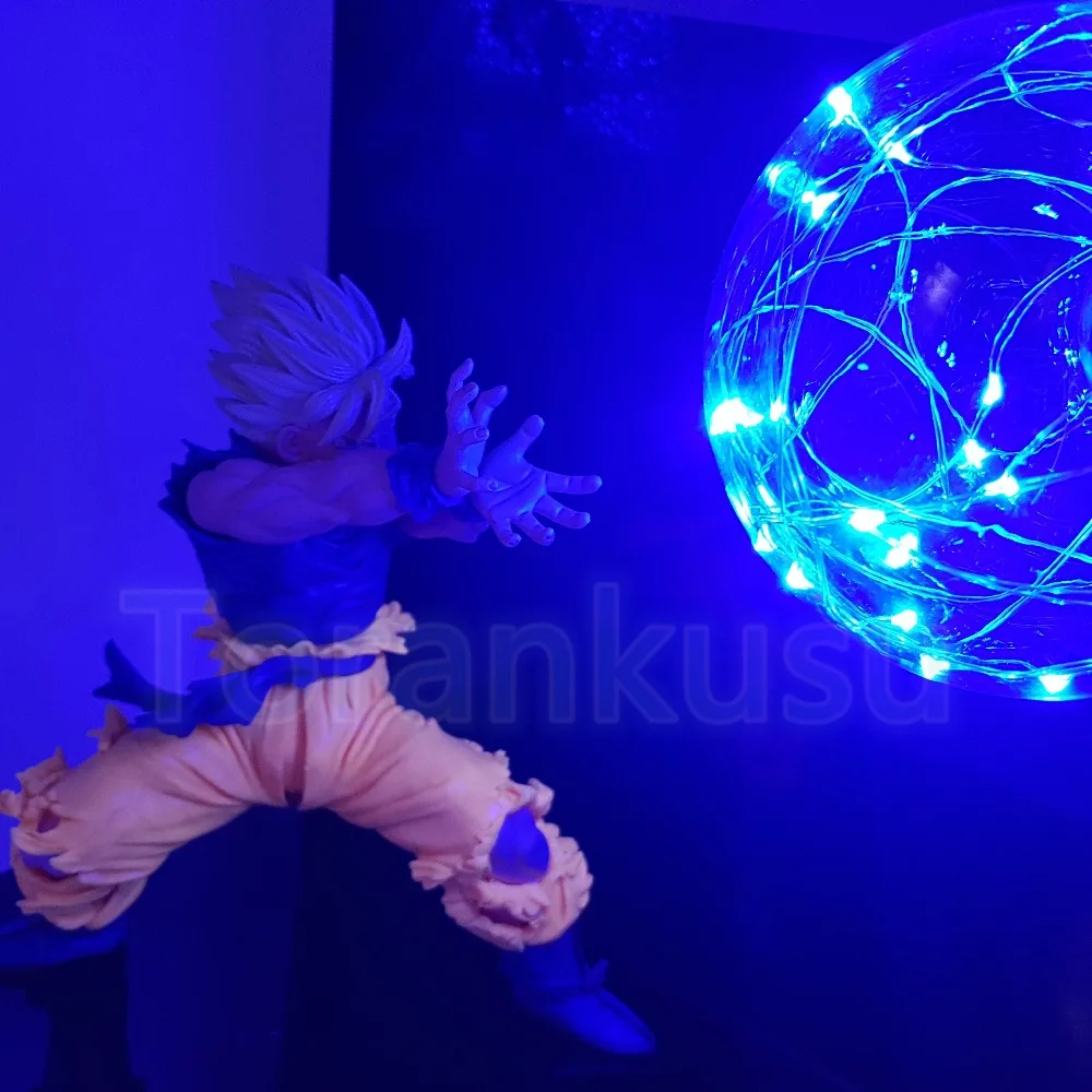 Dragon Ball Z фигурка сон гокоу Kamehameha DIY дисплей игрушка Драконий жемчуг Гоку Супер Saiyan Flash Ball Набор игрушек DIY99