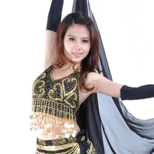 Новые ремешки на топе для танца живота одежда для танца живота топы Летняя одежда Одежда для танцев