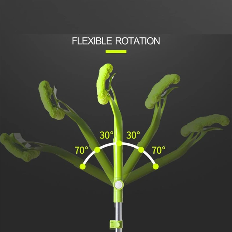 Telescopic Foldable Handle Cleaning Glass Sponge Mop Cleaner Window Extendable multi-function Wear-resistant Creative C0419#30  04