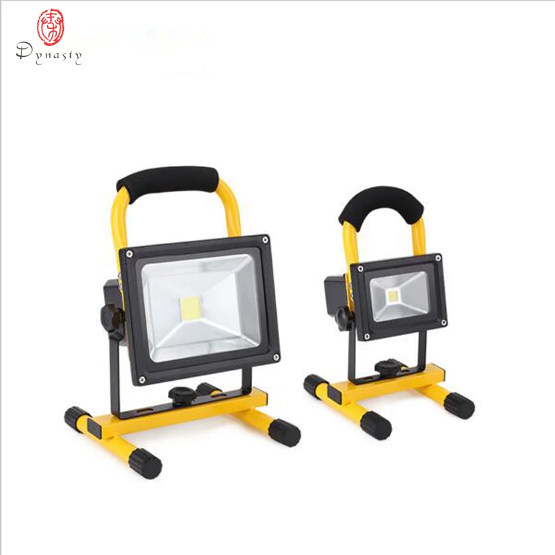 

Rechargeable LED Floodlight Lithium-ion Battery Portable Outdoor Camping Fishing Night Work Spotlight IP65 Super Bright Dynasty
