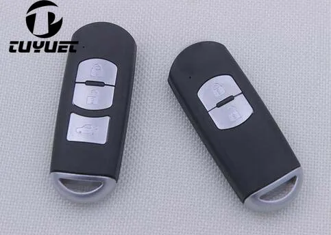 2 3 Buttons smart remote key shell for Mazda 1-2
