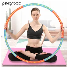 PENGROAD съемные 6 частей брюшной фитнес Спорт обруч массаж потеря жира гимнастическое кольцо Бодибилдинг формирование фитнес оборудование