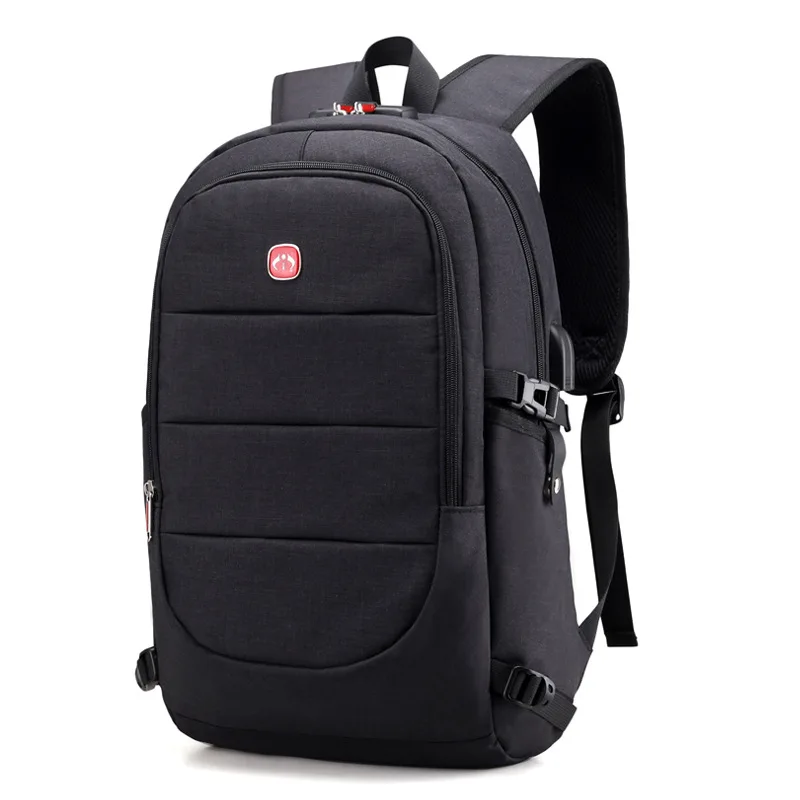 

New Multi-functional Men Backpack Water Resistant Backpack USB Recharging Fit for 15.6 Inches Laptop with Anti-theft Lock