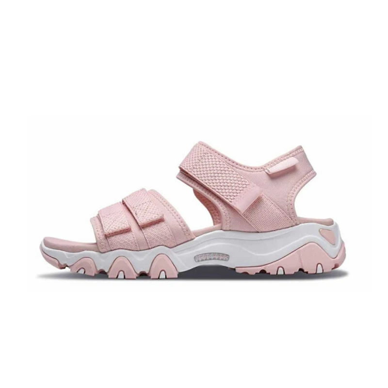 Женские дышащие сандалии Skechers модные на танкетке пляжная обувь 88888180