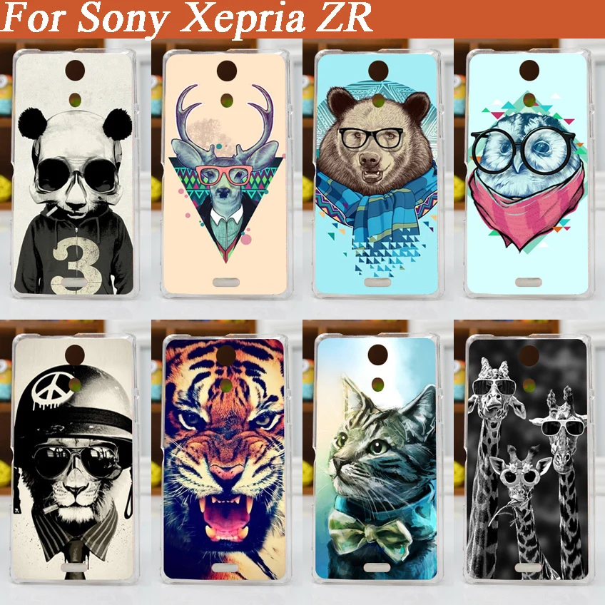 Твердый Чехол для SONY Xperia ZR C5502 C5503 M36h Новый Модный чехол творчества с красочными