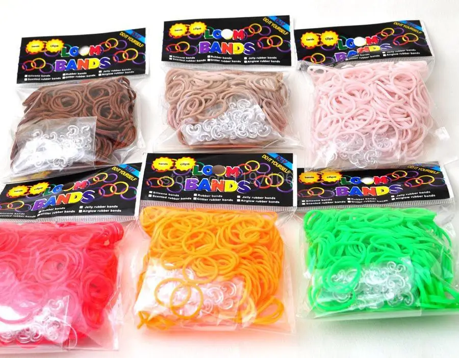 Wholesale Colorful Loom kit loom rubber Bands bracelet for children