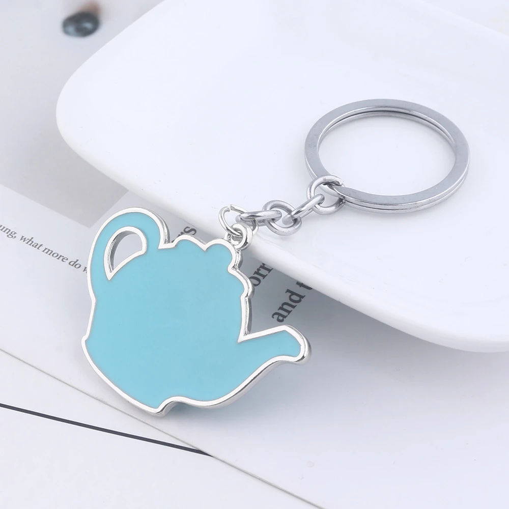 Inspired by Jim and Pam of The Office Teapot Keychain Unisex Clothing