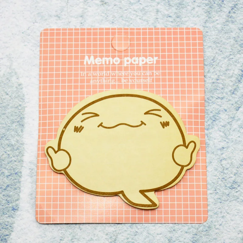 4 шт. kawaii cute plan post-it notes вдохновляющие Мультяшные выражения самоклеящиеся заметки блокнот лист - Цвет: style5