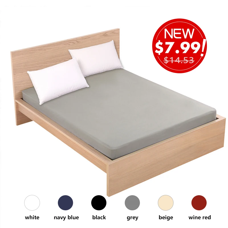 Forcheer постельное белье простынь на резинке простыня однотонная натяжная для