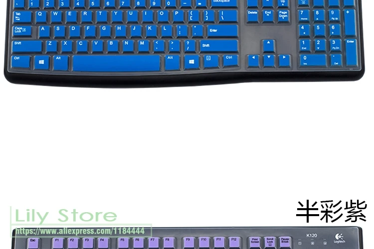 Силиконовый пылезащитный механические Беспроводной настольной клавиатуры Защитная крышка для logitech MK120 K120 Пылезащитный чехол пленка