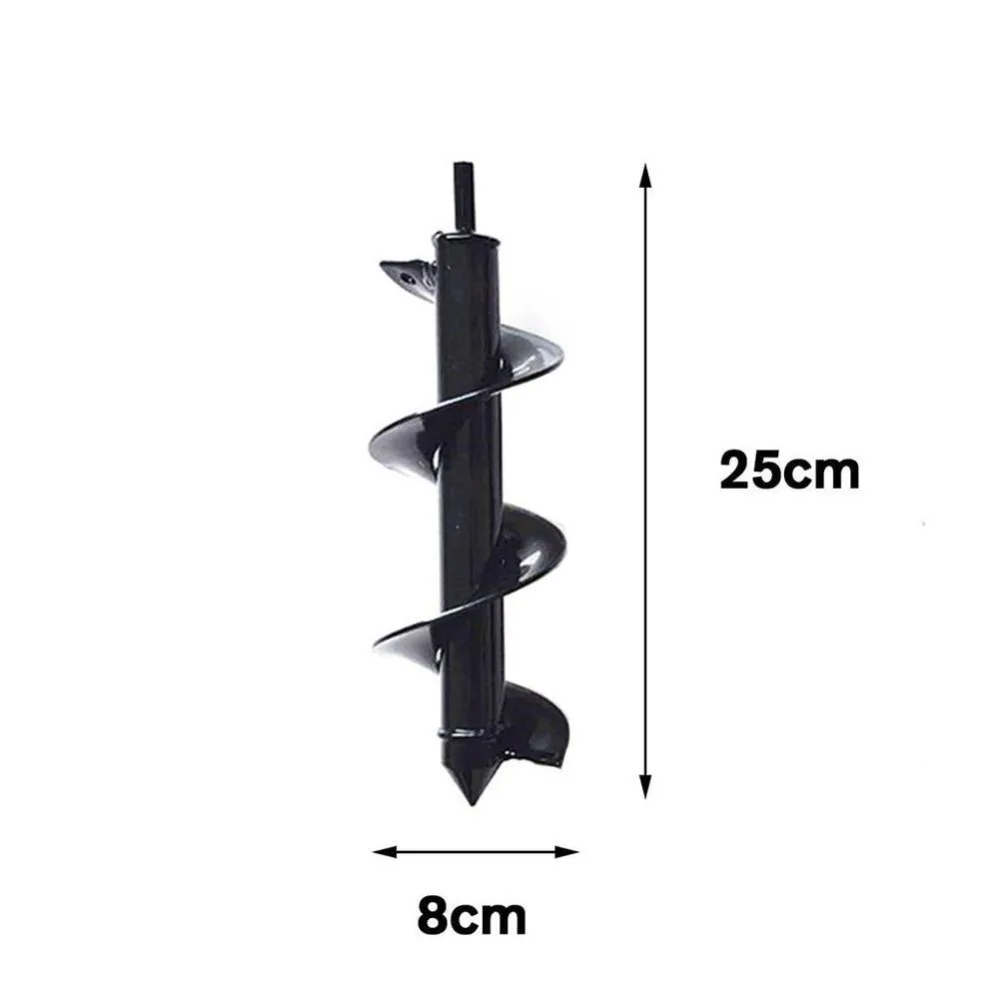 Garden Auger Spiral Drill Bit Flower Planter Bulb Shaft Drill Auger Yard Gardening Bedding Planting Hole Digger Tool Garden Auger Spiral Drill Bit Flower Planter Bulb Shaft Drill Auger Yard Gardening Bedding Planting Hole Digger Tool