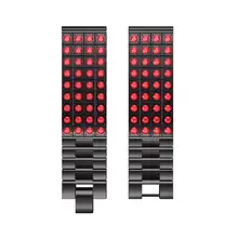 CARPRIE ремешок для наручных часов с украшением в виде кристаллов Нержавеющая сталь наручные сменный ремешок для часов Ремешок для FitBit Charge 2 JA08 Перевозка груза падения