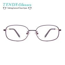 Женские Овальные очки, полная оправа, гибкие титановые модные очки с памятью для близорукости, линзы