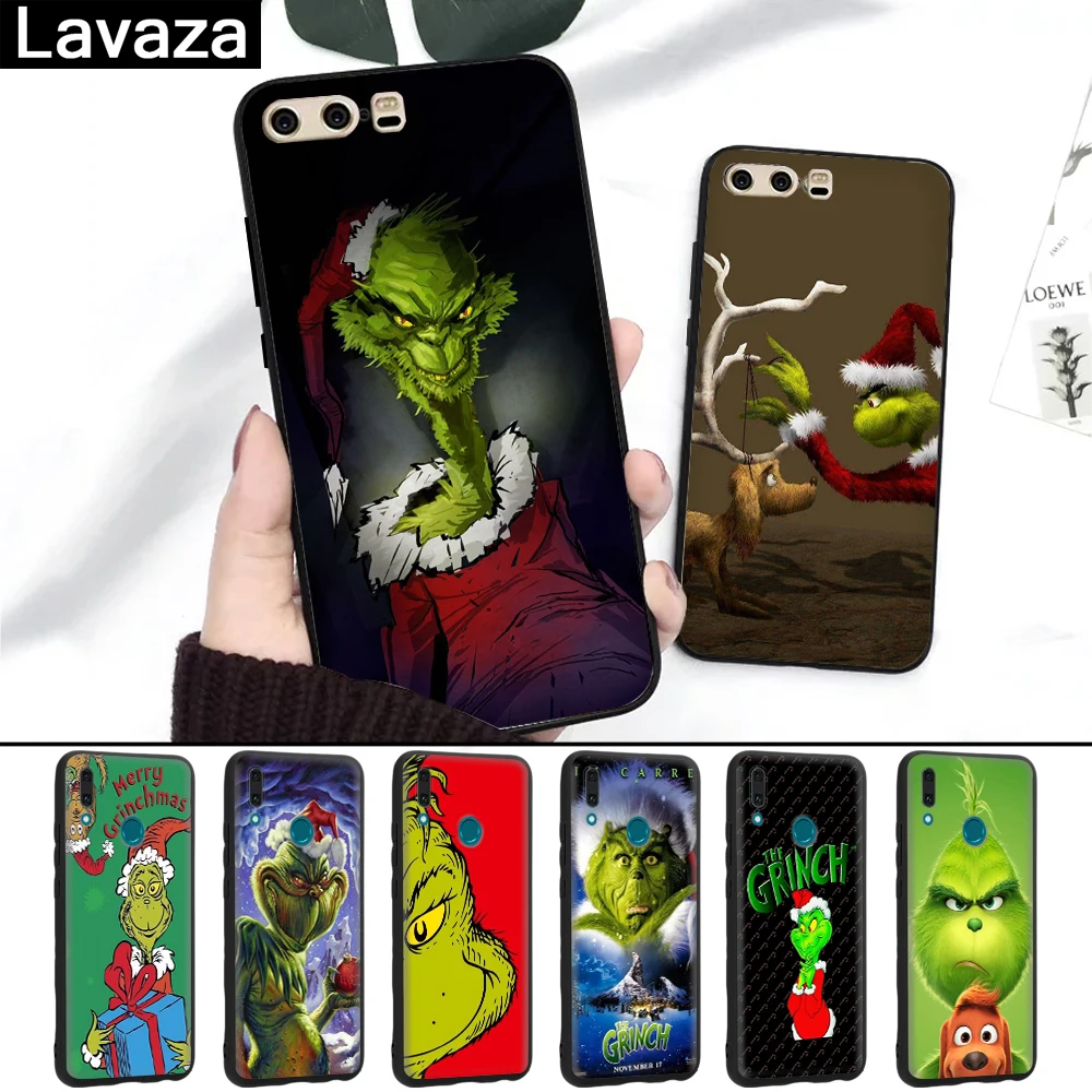 

Lavaza How the Grinch Stole Christmas Silicone Case for Huawei P8 Lite 2015 2017 P9 2016 Mini P10 P20 Pro P Smart 2019