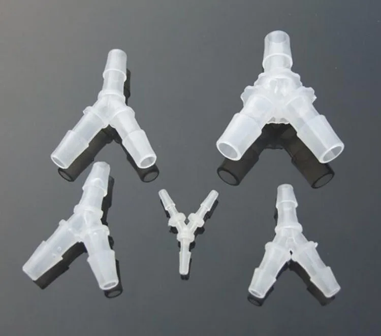 Yuenhoang 10Pcs Y shape Tee joints Multi size Hose Connector Joints