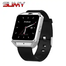 Slimy 4G Смарт часы SH05 с ОС Android 6,0 WCDMA Wi-Fi Bluetooth умные часы gps монитор сердечного ритма во-первых 4G Smartwatch мира