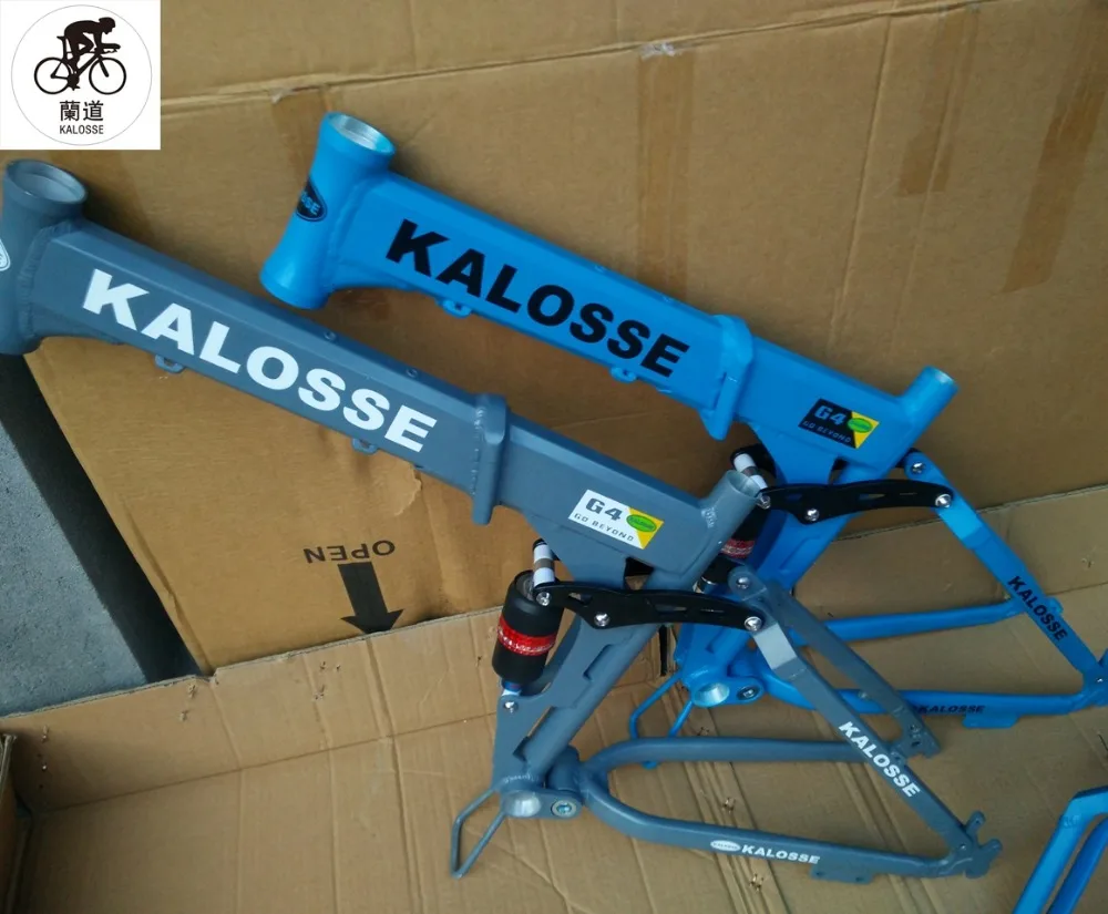Top Kalosse Soft-tail  frame   Bicycle  parts   Mountain bike frame  DIY  colors   26*17 inch   aluminum alloy 16