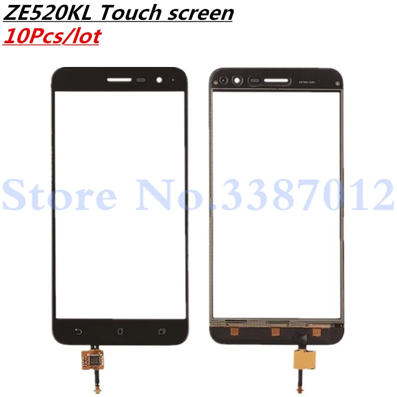 10Pcs/lot 5.2&quot Replacement High Quality For Asus ZenFone 3 ZE520KL Z017D Touch Screen Digitizer Sensor Outer Glass Lens Panel |