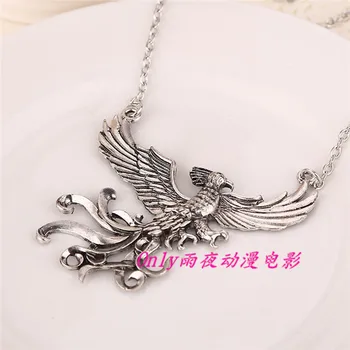 

Free Shipping 20pcs/lot HP Horcrux Locket NECKLACE The Phoenix Pendant Vintage Persoanlity Jewelry Wholesale