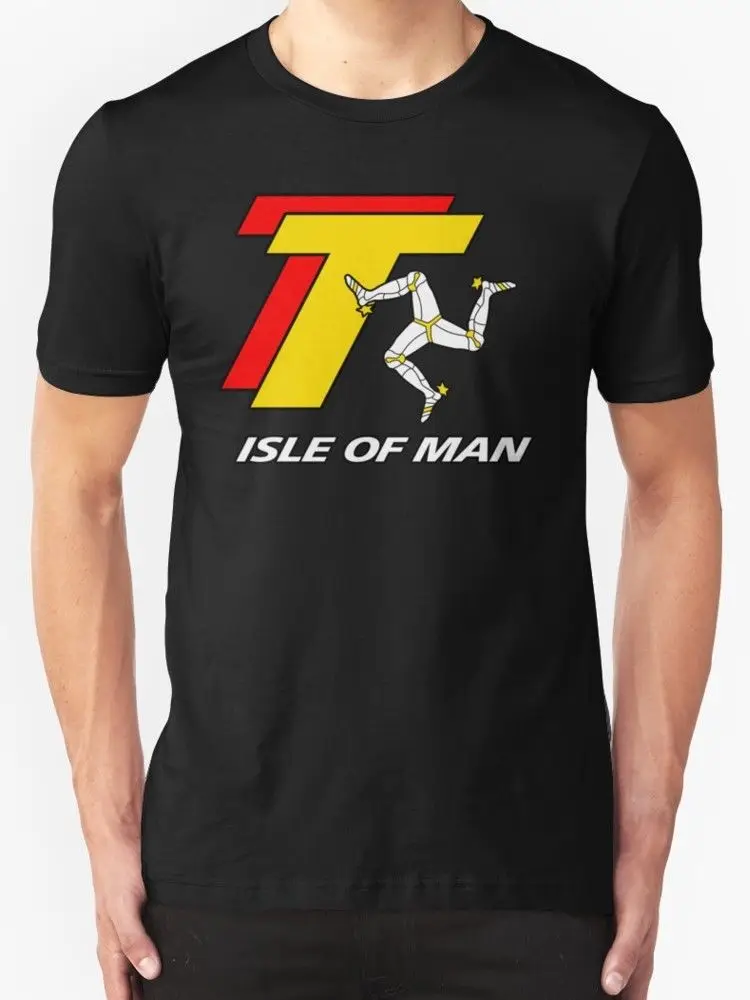 Новинка 2018 года TT TOURIST TROPHY ISLE OF MAN Мужская Футболка черный|Рубашки и топы| |