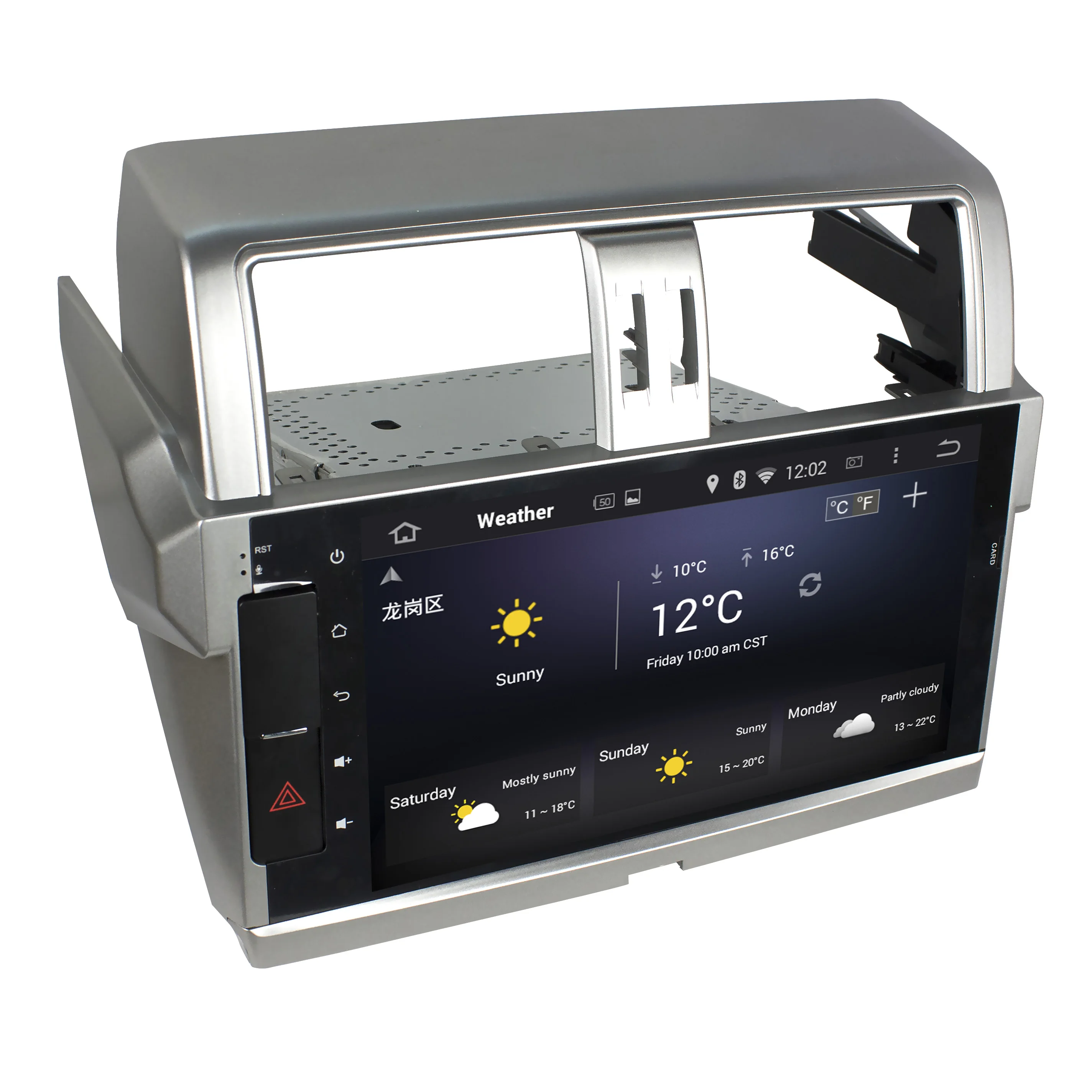 Excellent DSP Android 9 Car DVD Player GPS navigation for Toyota Land Cruiser 150 PRADO 2014 2015 Auto radio Radio head unit tape recorder 5